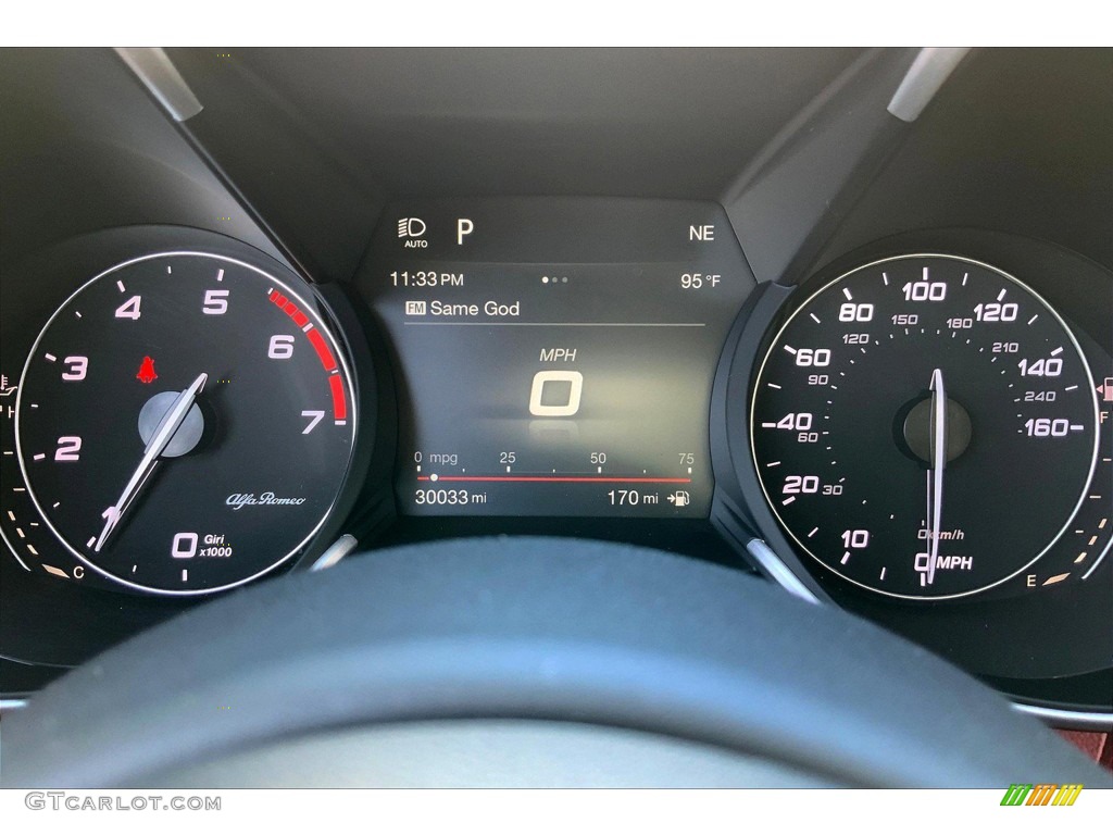 2019 Alfa Romeo Giulia RWD Gauges Photo #145676338