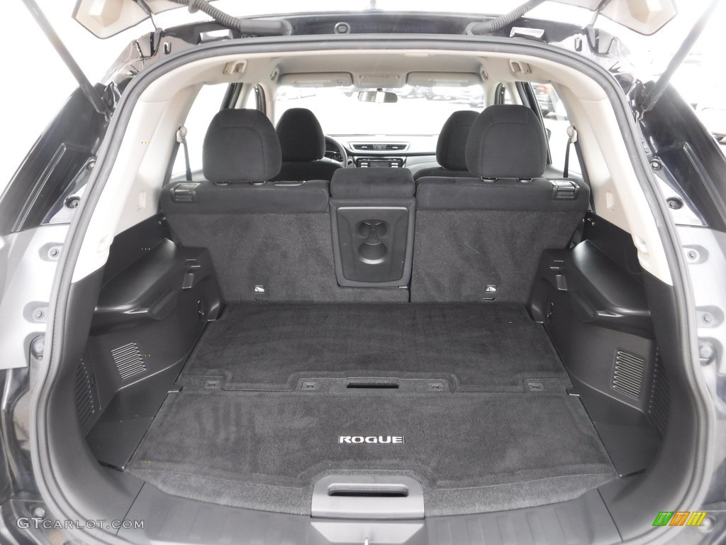 2015 Rogue S AWD - Super Black / Charcoal photo #26