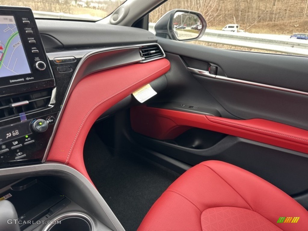 2023 Toyota Camry XSE Cockpit Red Door Panel Photo #145676626
