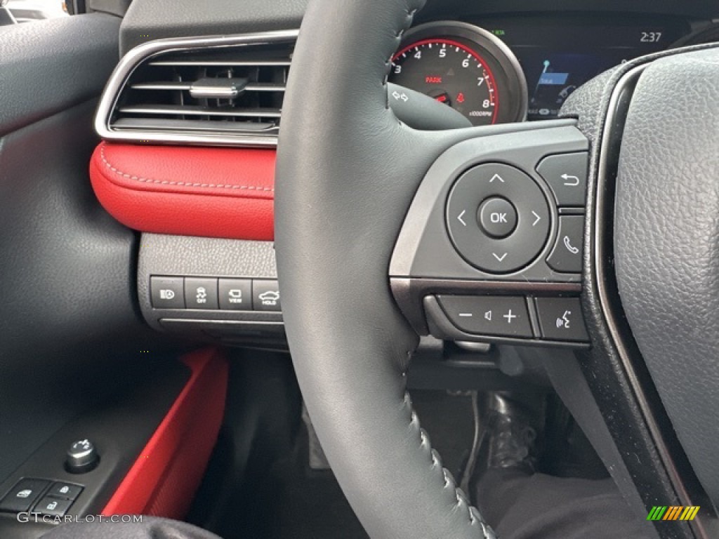 2023 Toyota Camry XSE Cockpit Red Steering Wheel Photo #145676650