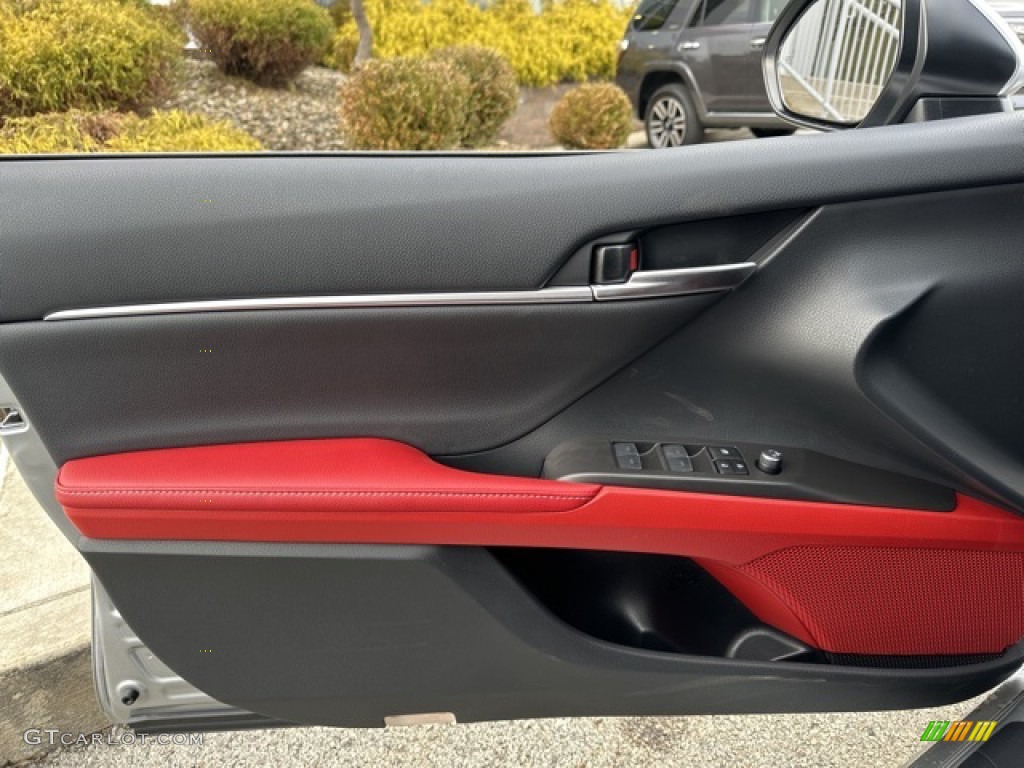 2023 Toyota Camry XSE Cockpit Red Door Panel Photo #145676659