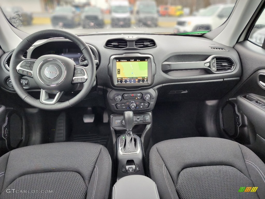 Black Interior 2023 Jeep Renegade Altitude 4x4 Photo #145677286