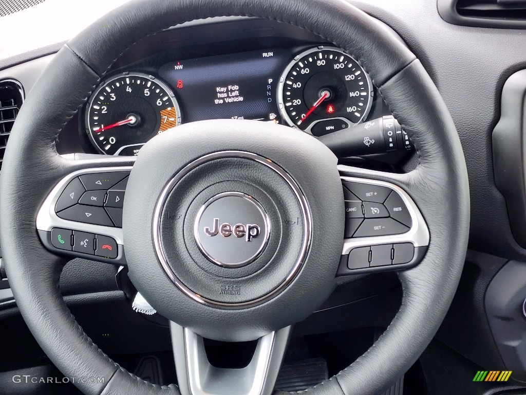 2023 Jeep Renegade Altitude 4x4 Black Steering Wheel Photo #145677310