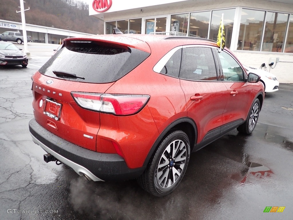 2020 Escape SEL 4WD - Sedona Orange Metallic / Ebony Black photo #8
