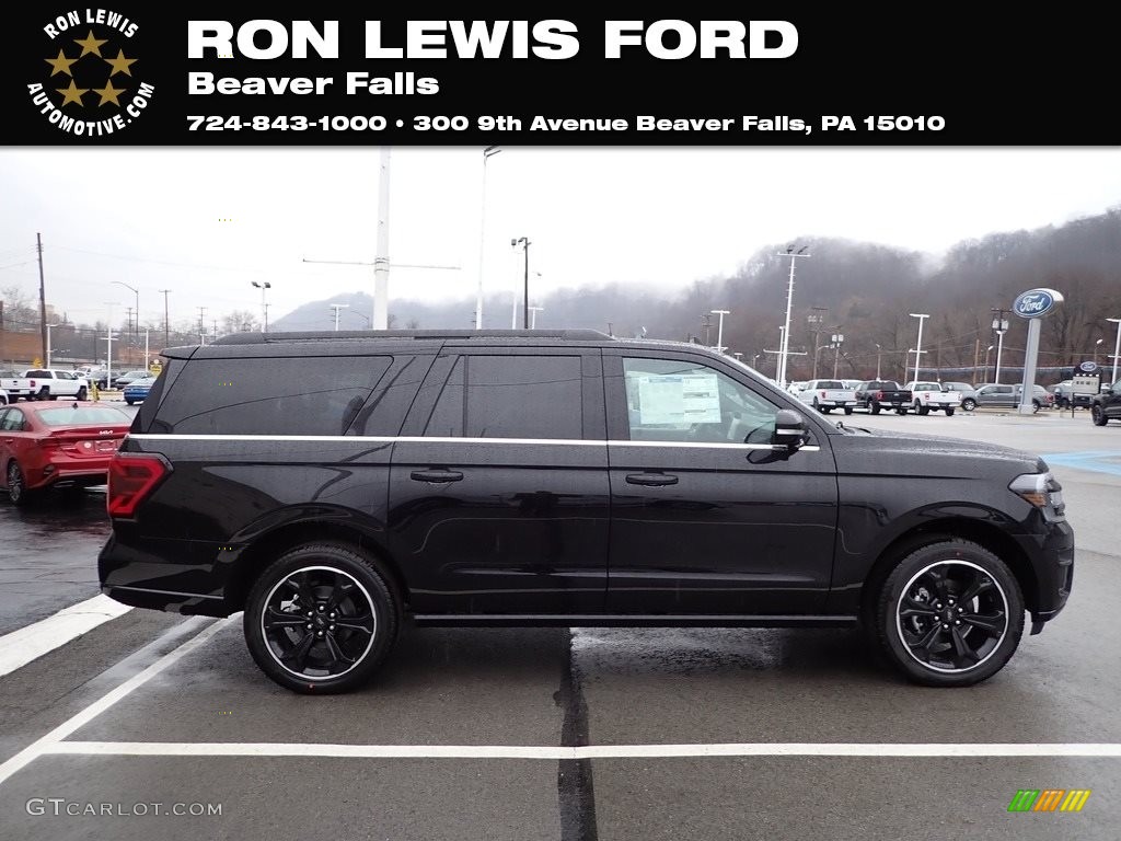 2023 Expedition Limited Max 4x4 - Agate Black Metallic / Black Onyx photo #1
