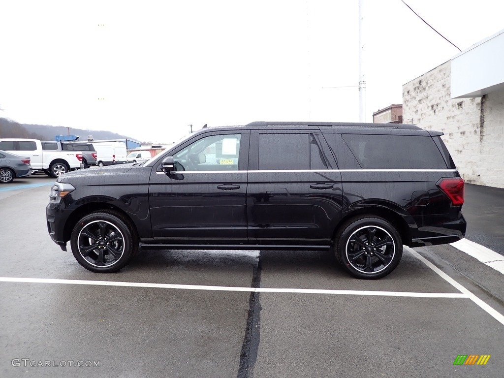 Agate Black Metallic 2023 Ford Expedition Limited Max 4x4 Exterior Photo #145678528