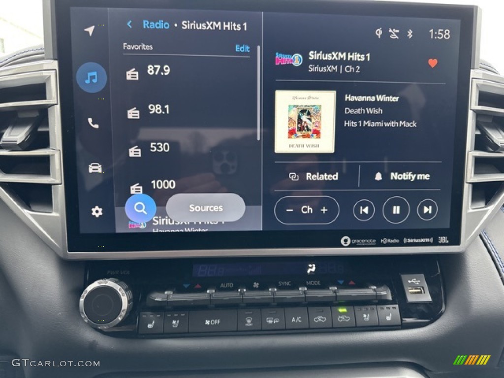 2023 Toyota Tundra Platinum CrewMax 4x4 Controls Photo #145678894
