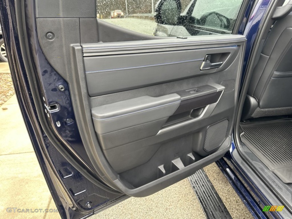 2023 Toyota Tundra Platinum CrewMax 4x4 Black Door Panel Photo #145679092