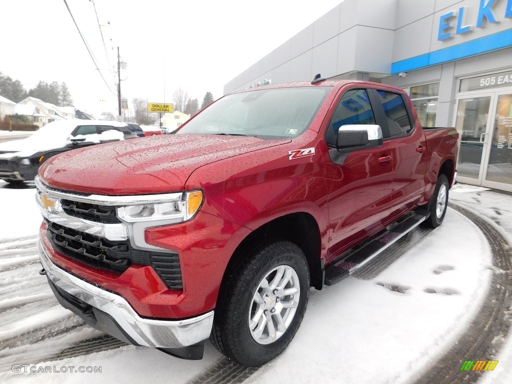 2023 Silverado 1500 LT Crew Cab 4x4 - Radiant Red Tintcoat / Jet Black photo #1