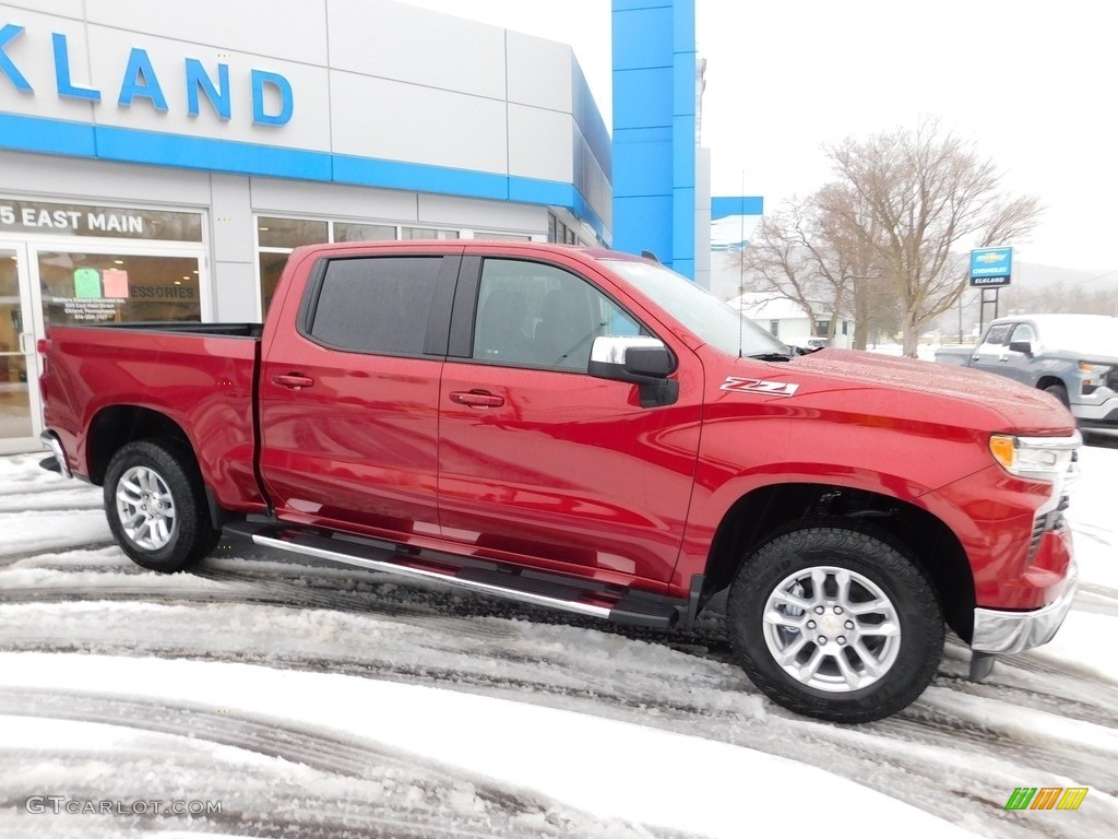 2023 Silverado 1500 LT Crew Cab 4x4 - Radiant Red Tintcoat / Jet Black photo #5
