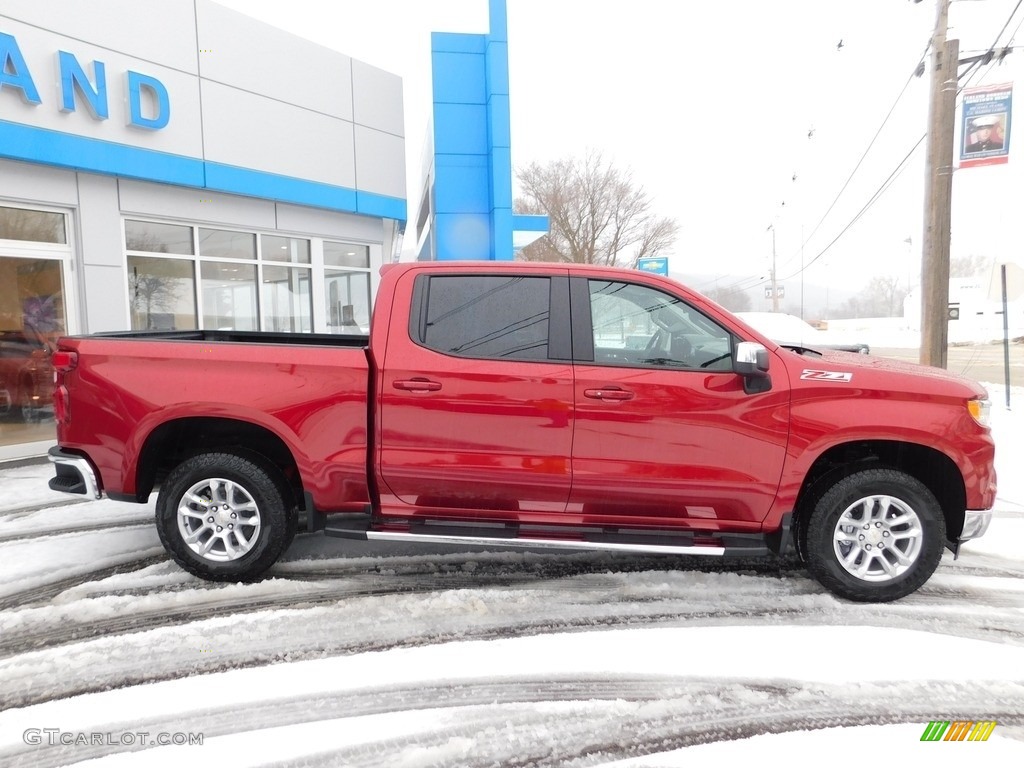 2023 Silverado 1500 LT Crew Cab 4x4 - Radiant Red Tintcoat / Jet Black photo #6
