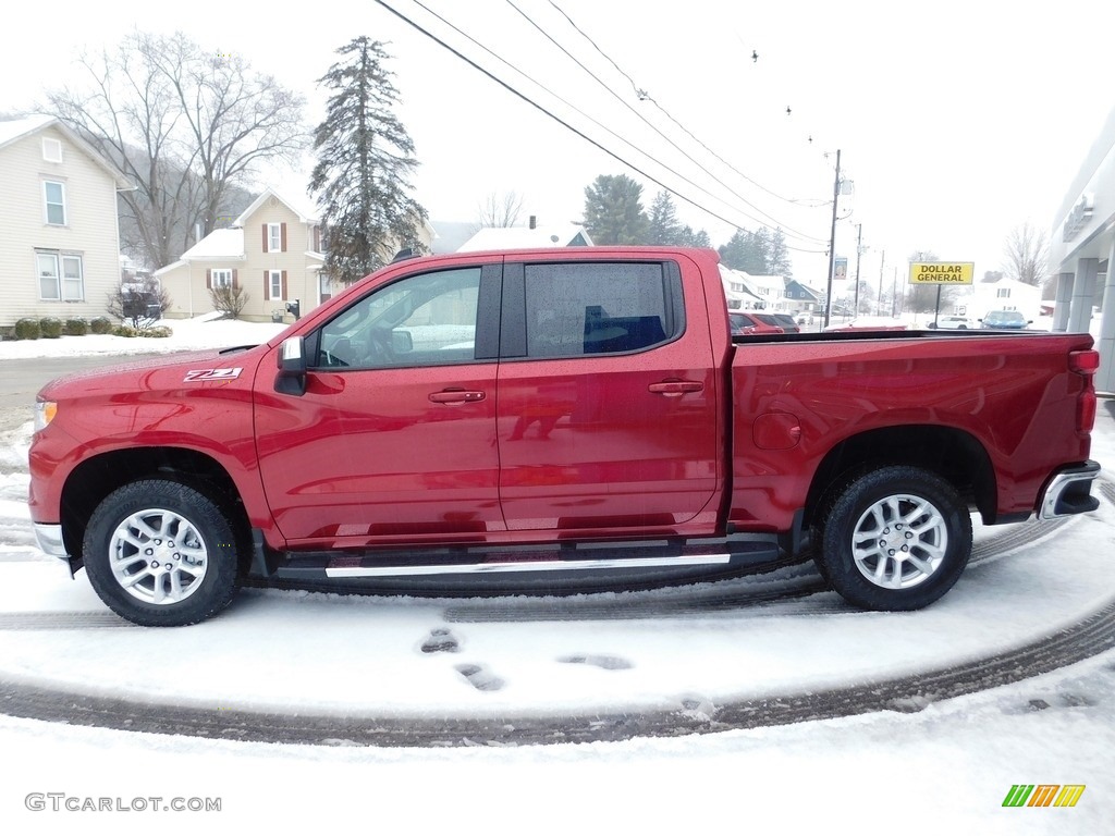 2023 Silverado 1500 LT Crew Cab 4x4 - Radiant Red Tintcoat / Jet Black photo #10
