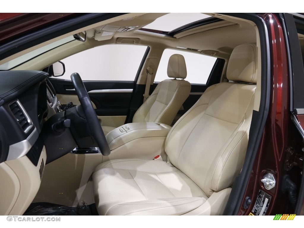 2015 Highlander XLE AWD - Ooh La La Rouge Mica / Almond photo #5