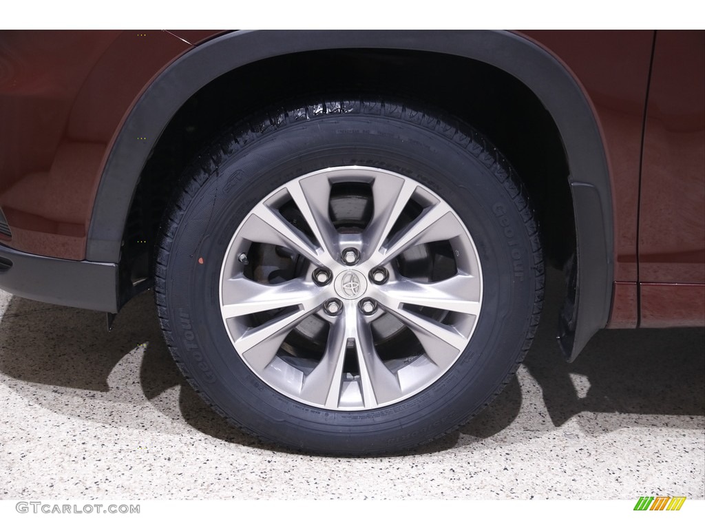 2015 Highlander XLE AWD - Ooh La La Rouge Mica / Almond photo #23