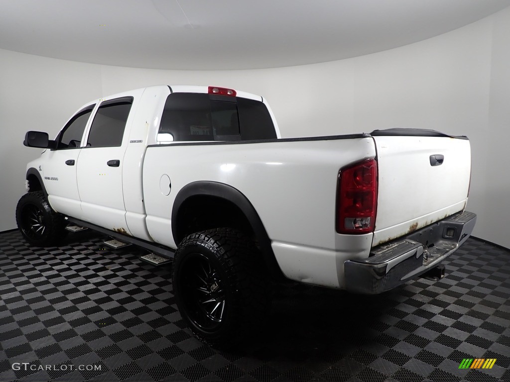 2006 Ram 2500 SLT Mega Cab 4x4 - Bright White / Khaki photo #5