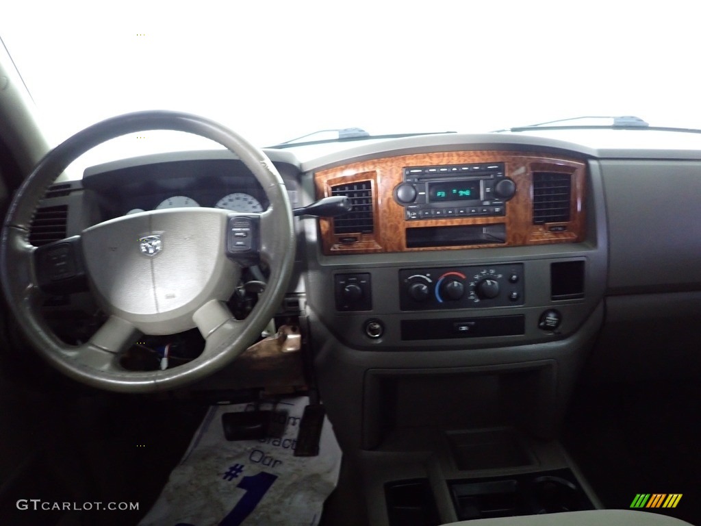 2006 Ram 2500 SLT Mega Cab 4x4 - Bright White / Khaki photo #23