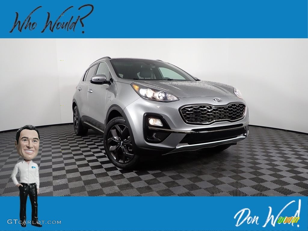 2020 Sportage S AWD - Steel Gray / Black photo #1