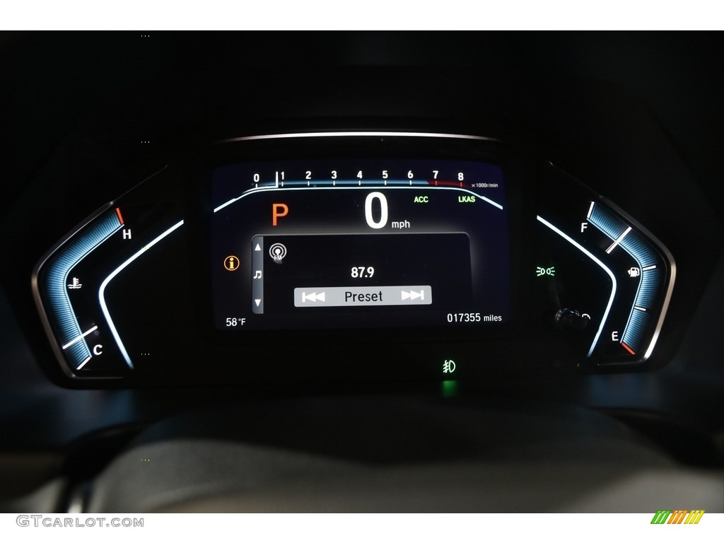 2018 Odyssey EX-L - Pacific Pewter Metallic / Mocha photo #8