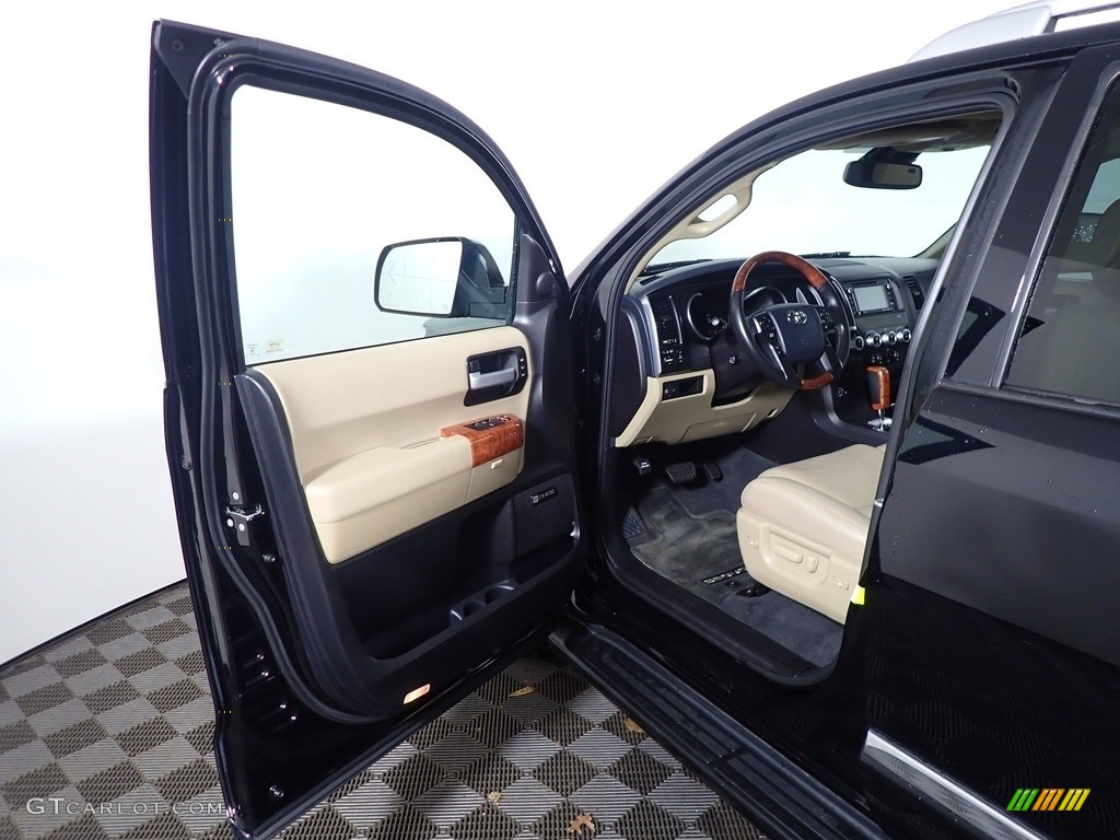 2019 Toyota Sequoia Platinum 4x4 Sand Beige Door Panel Photo #145681051