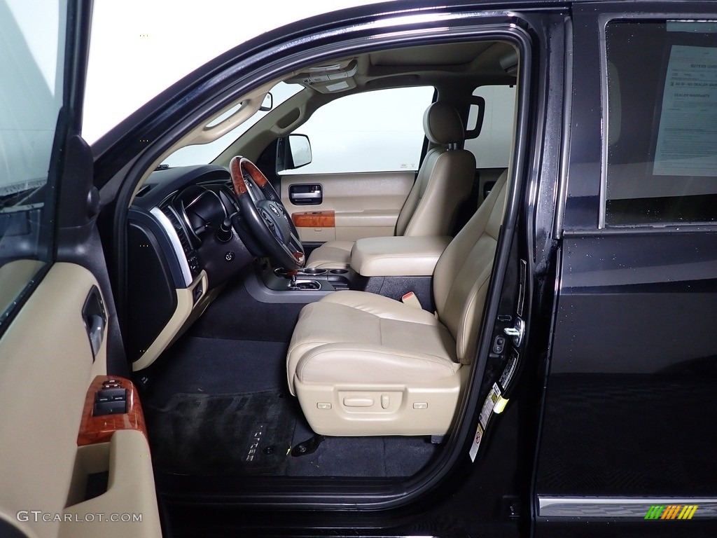 Sand Beige Interior 2019 Toyota Sequoia Platinum 4x4 Photo #145681075