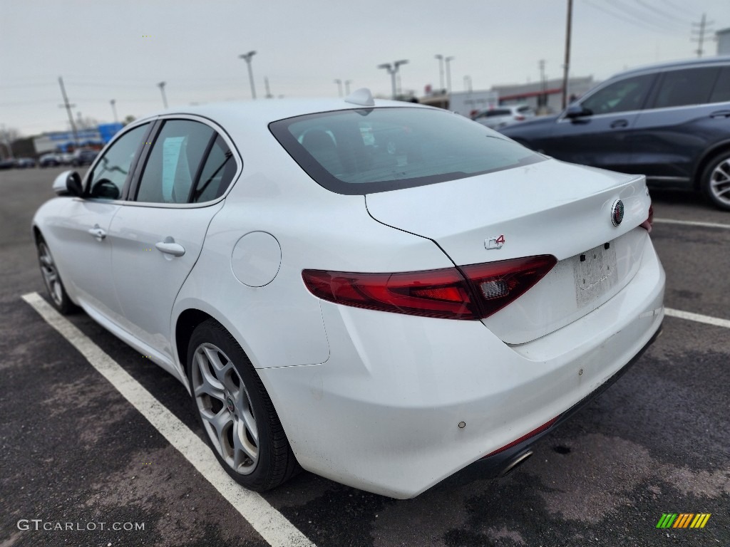 2019 Giulia Ti AWD - Alfa White / Black photo #7