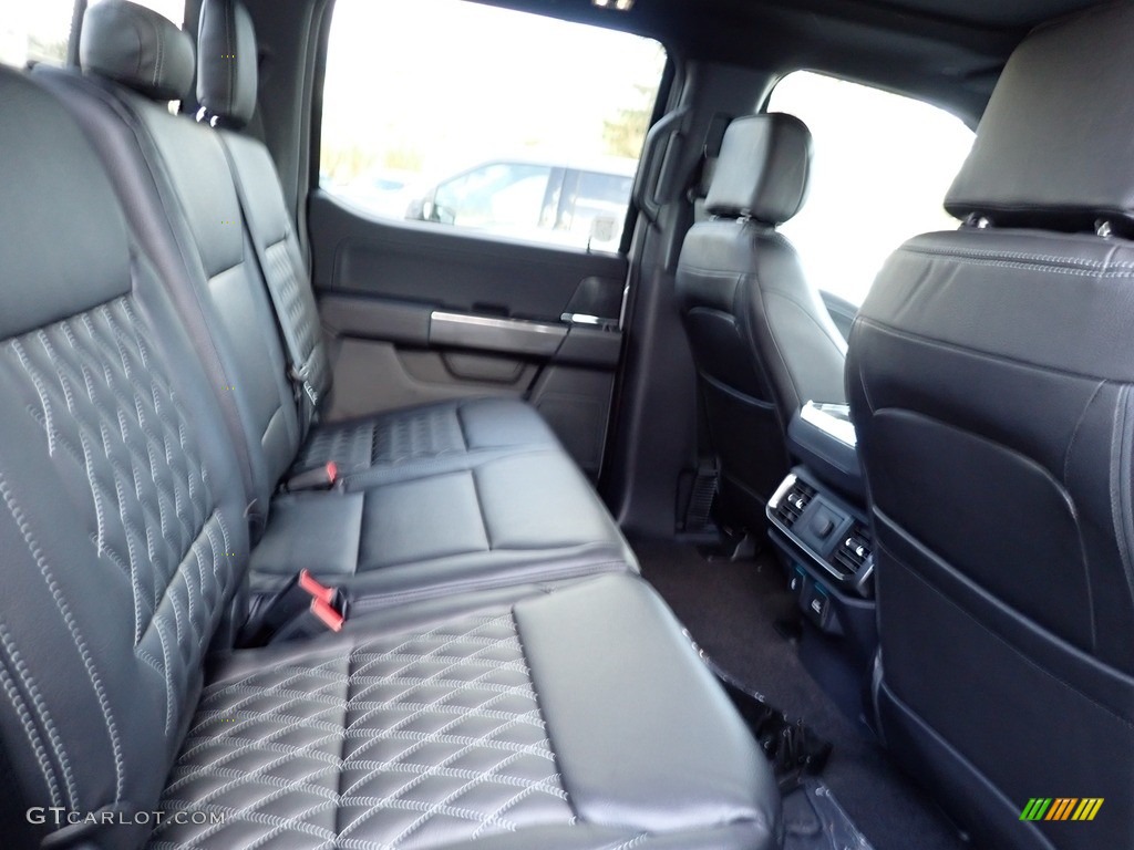 Black Interior 2023 Ford F150 Sherrod XLT SuperCrew 4x4 Photo #145682692
