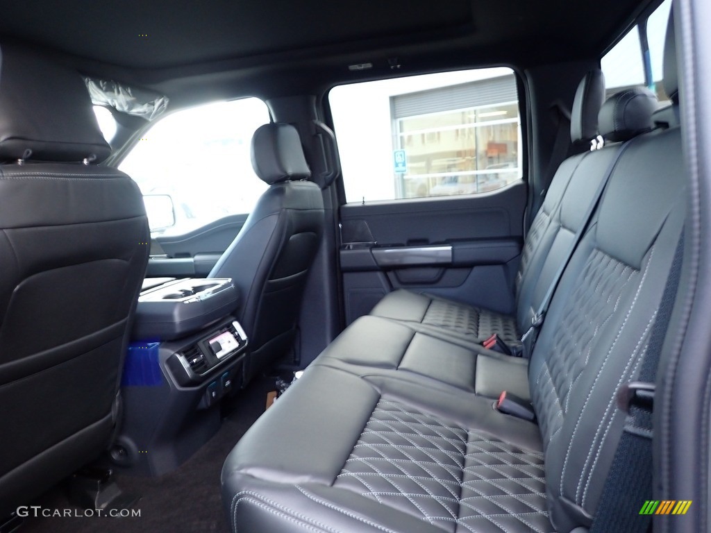 Black Interior 2023 Ford F150 Sherrod XLT SuperCrew 4x4 Photo #145683166