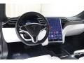 2017 Tesla Model S White Interior Dashboard Photo
