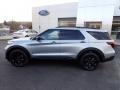2023 Iconic Silver Metallic Ford Explorer ST-Line 4WD  photo #2