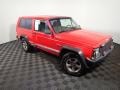 1996 Flame Red Jeep Cherokee SE  photo #2
