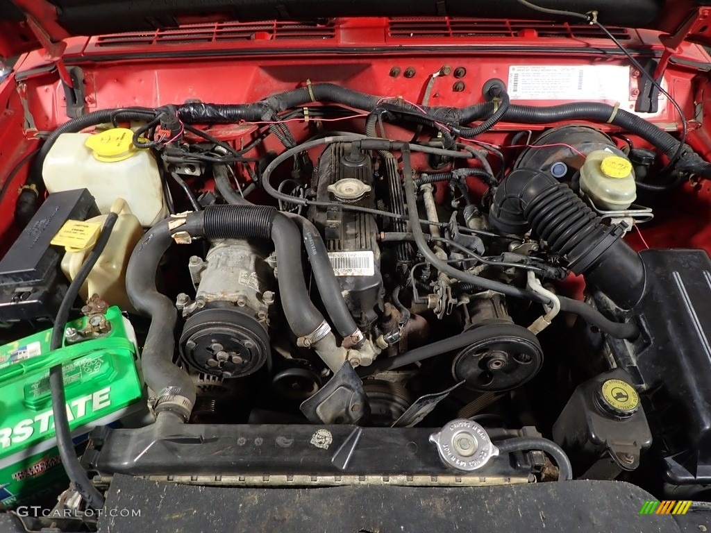 1996 Cherokee SE - Flame Red / Gray photo #5