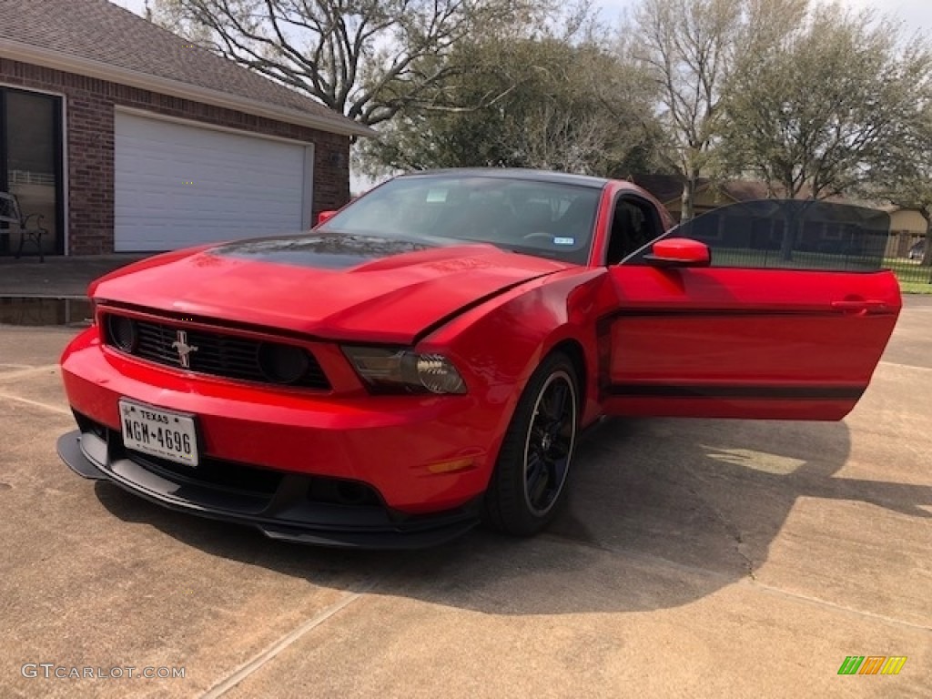 2012 Mustang Boss 302 - Race Red / Charcoal Black photo #1