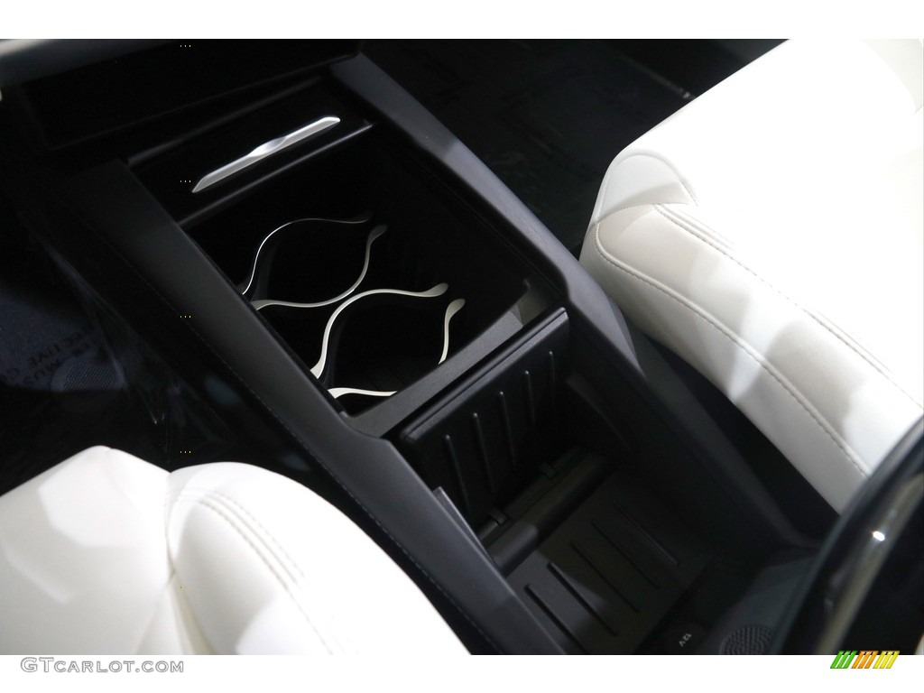 2017 Model S 100D - Midnight Silver Metallic / White photo #22