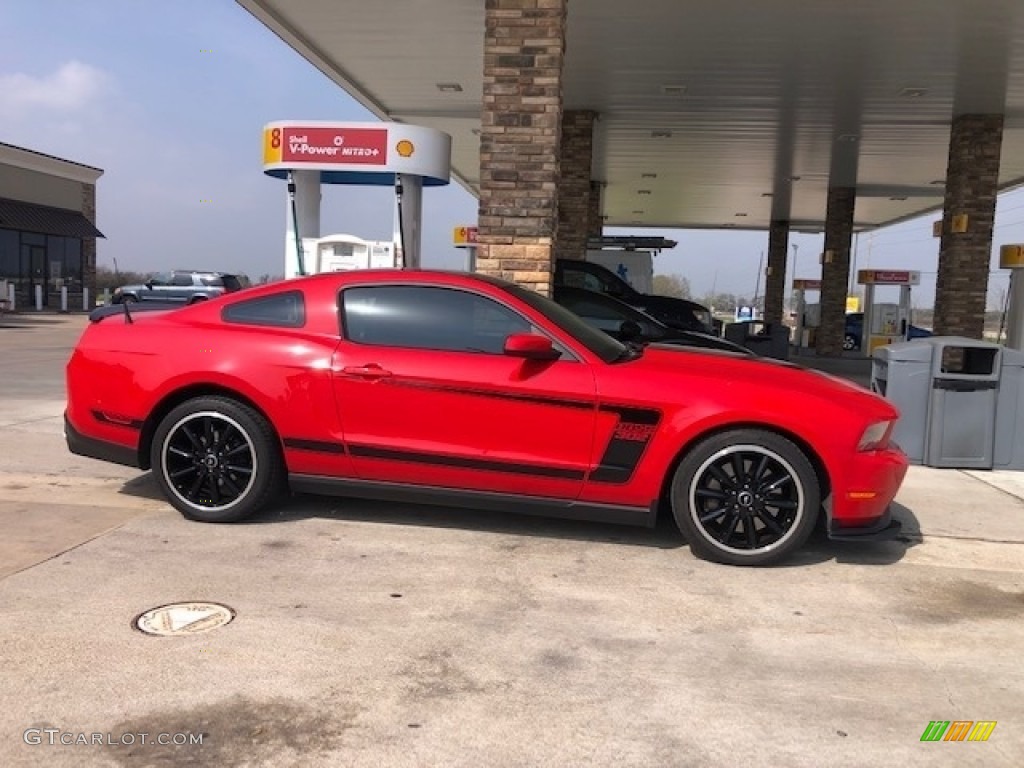 2012 Mustang Boss 302 - Race Red / Charcoal Black photo #9