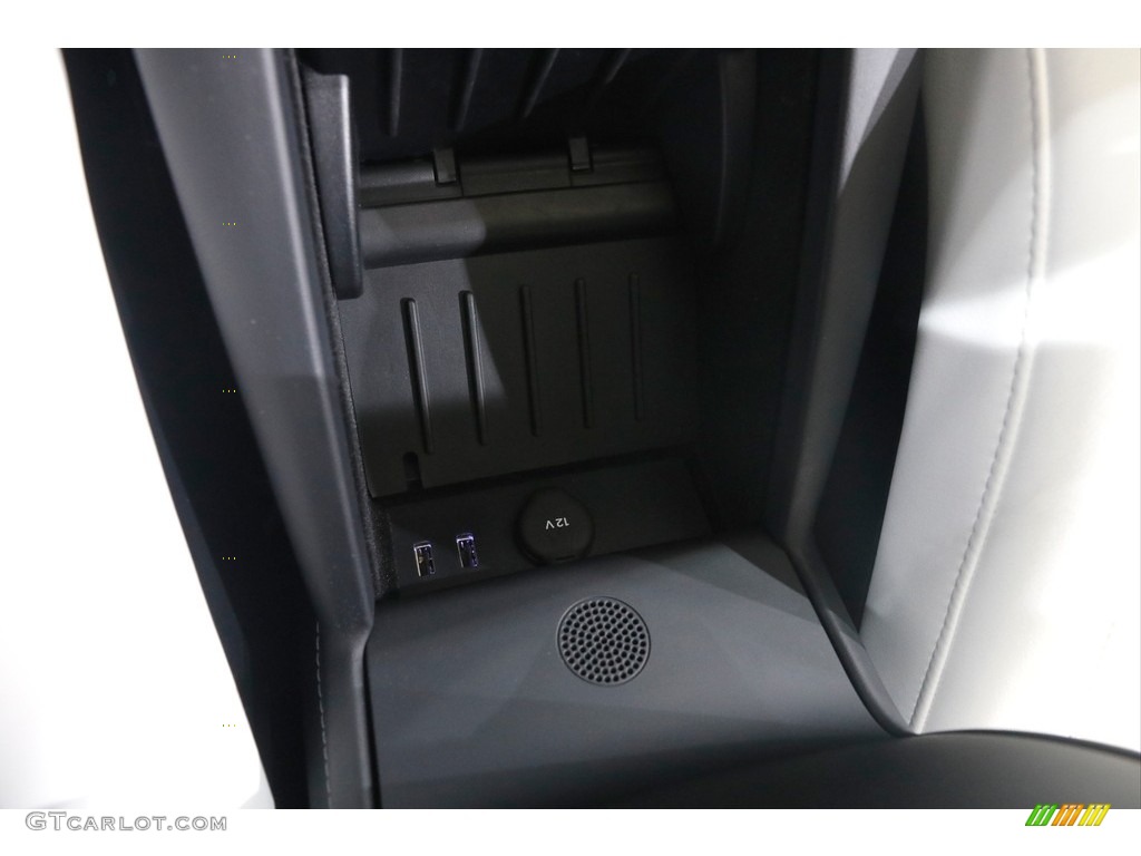 2017 Model S 100D - Midnight Silver Metallic / White photo #23