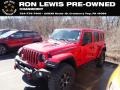 Firecracker Red - Wrangler Unlimited Rubicon 4x4 Photo No. 1