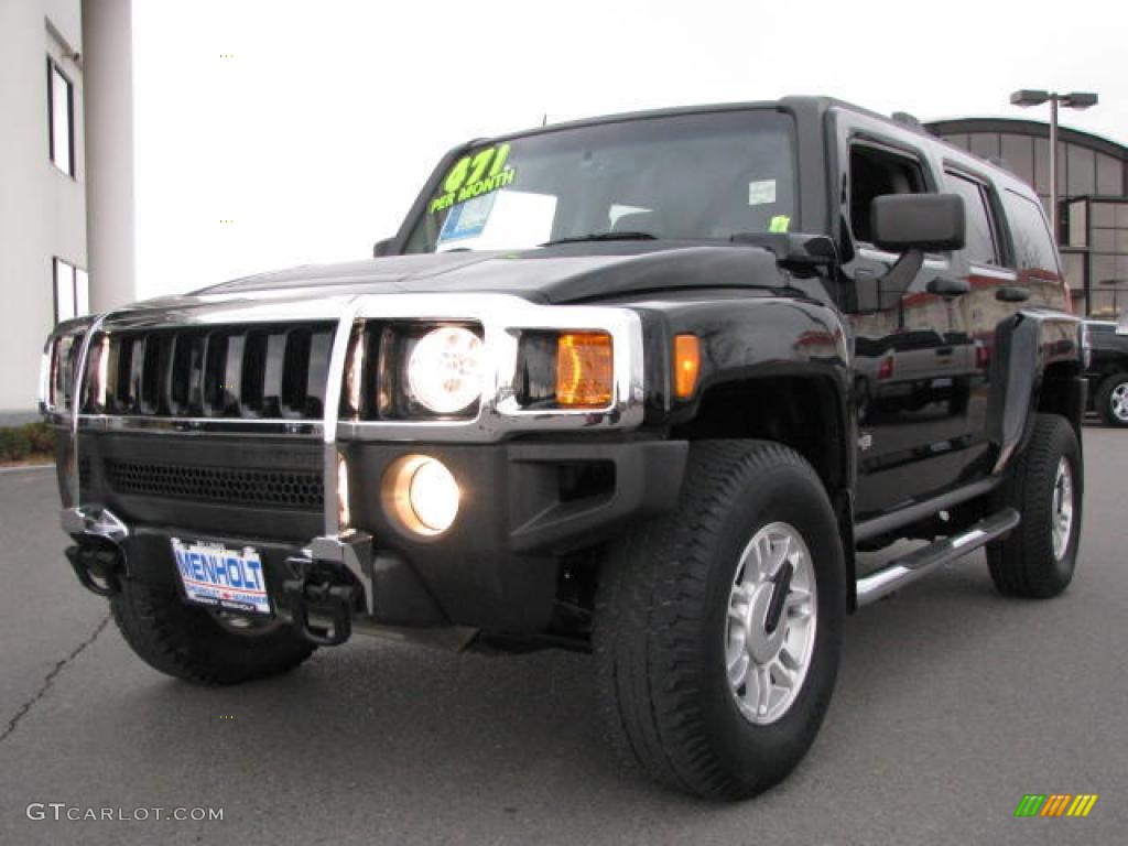 2006 H3  - Black / Ebony Black photo #2