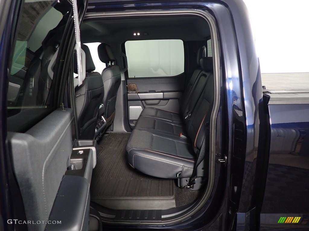 2022 F150 Lariat SuperCrew 4x4 - Atlas Blue Metallic / Black photo #33