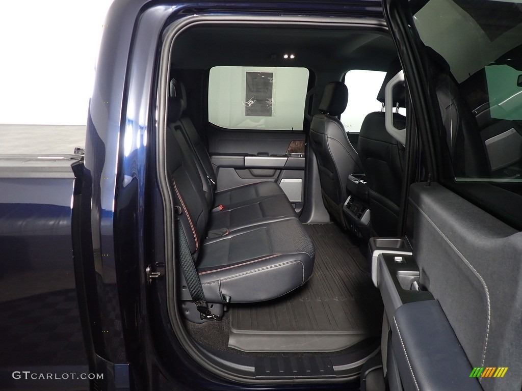 2022 F150 Lariat SuperCrew 4x4 - Atlas Blue Metallic / Black photo #35