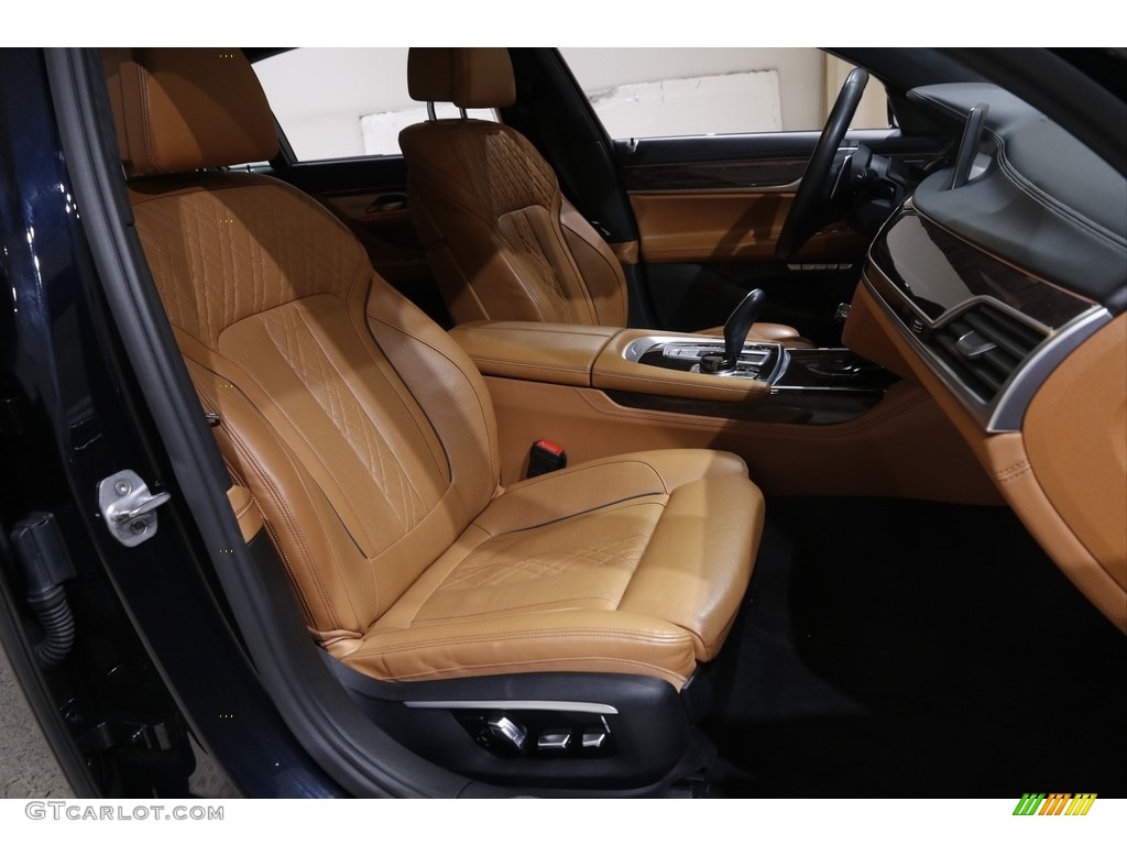 2016 7 Series 750i xDrive Sedan - Carbon Black Metallic / Cognac photo #20