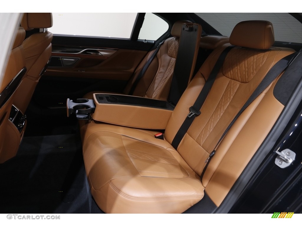 2016 7 Series 750i xDrive Sedan - Carbon Black Metallic / Cognac photo #23