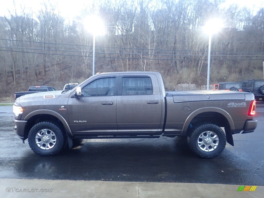 RV Walnut Brown Metallic 2021 Ram 2500 Laramie Crew Cab 4x4 Exterior Photo #145685488