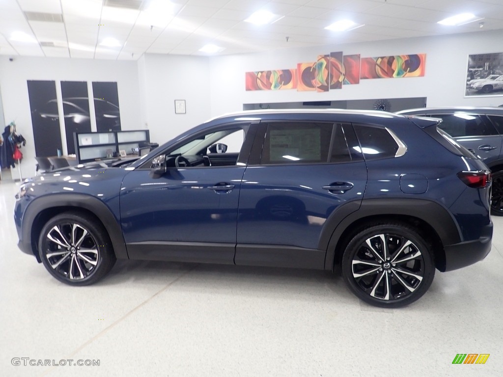 2023 CX-50 Turbo Premium AWD - Ingot Blue Mica / Terracotta photo #6