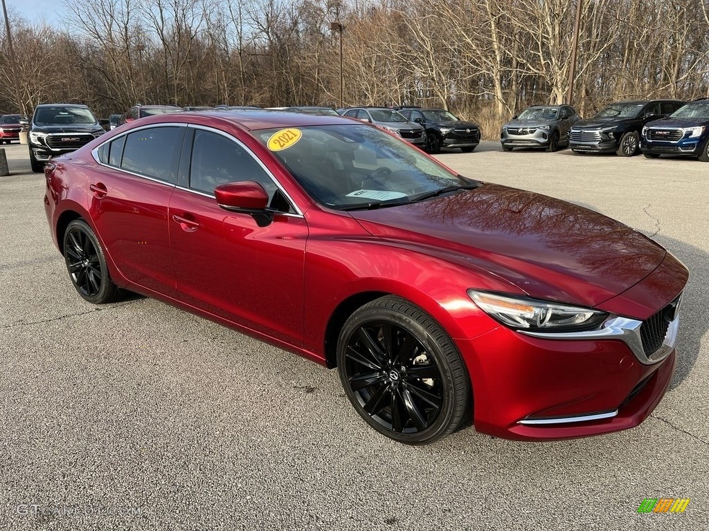 Soul Red Crystal Metallic 2021 Mazda Mazda6 Grand Touring Reserve Exterior Photo #145686689