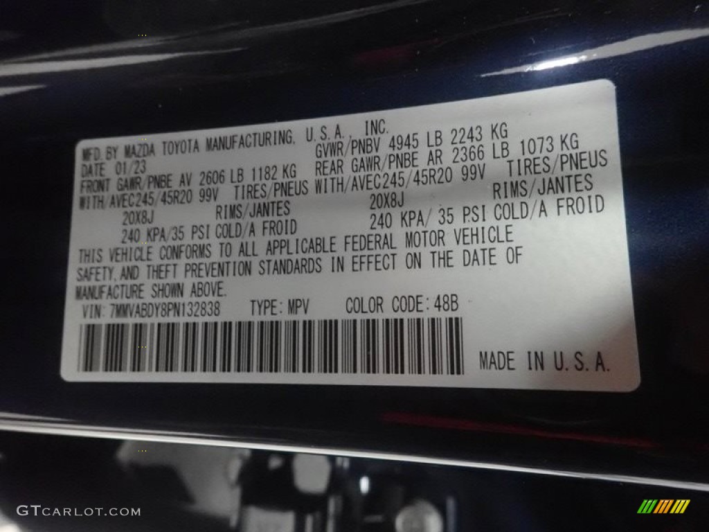 2023 Mazda CX-50 Turbo Premium AWD Color Code Photos
