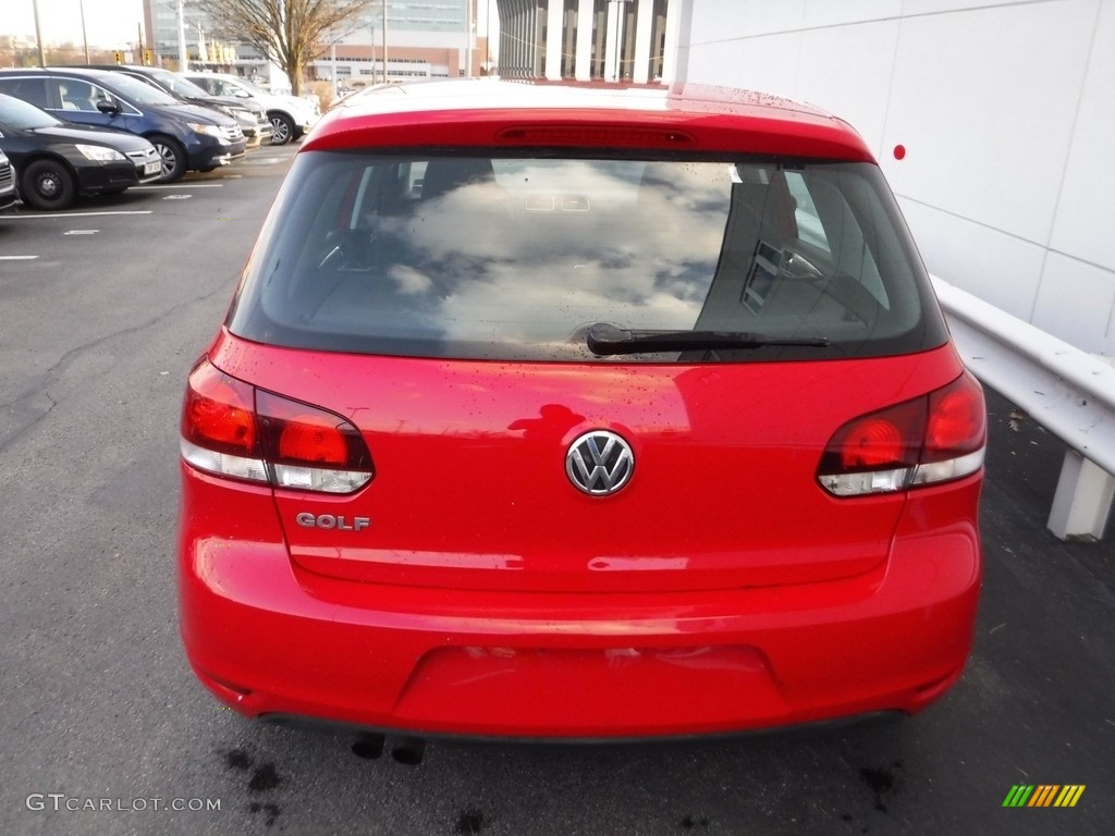 2012 Golf 4 Door - Tornado Red / Titan Black photo #6