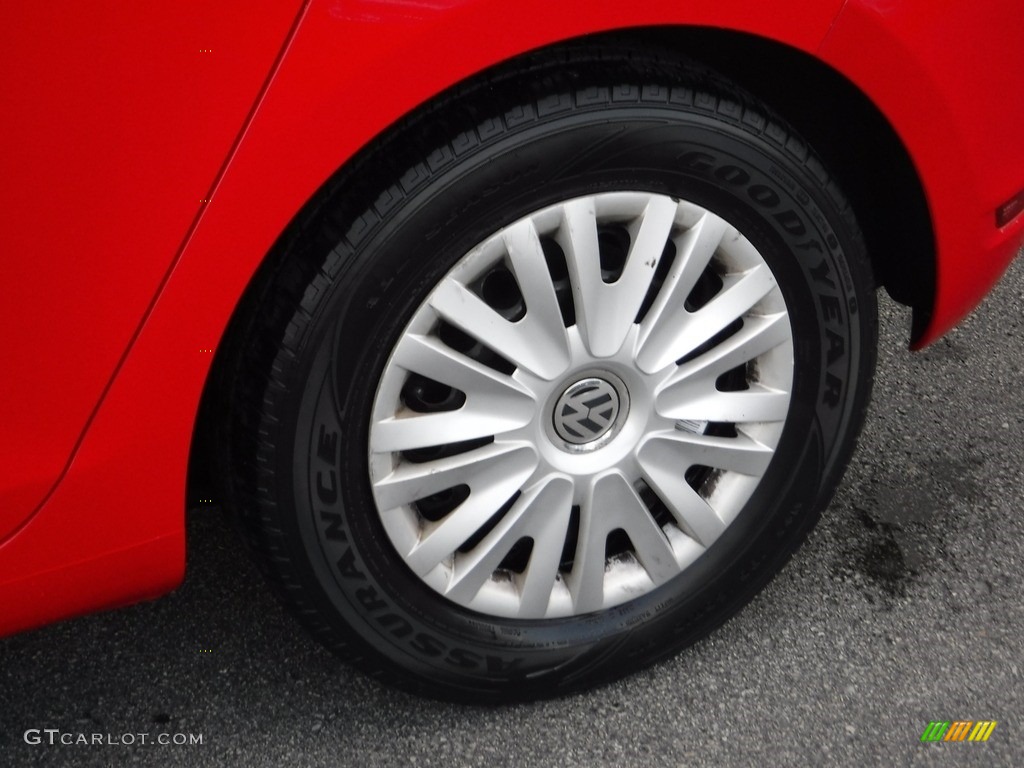 2012 Golf 4 Door - Tornado Red / Titan Black photo #7