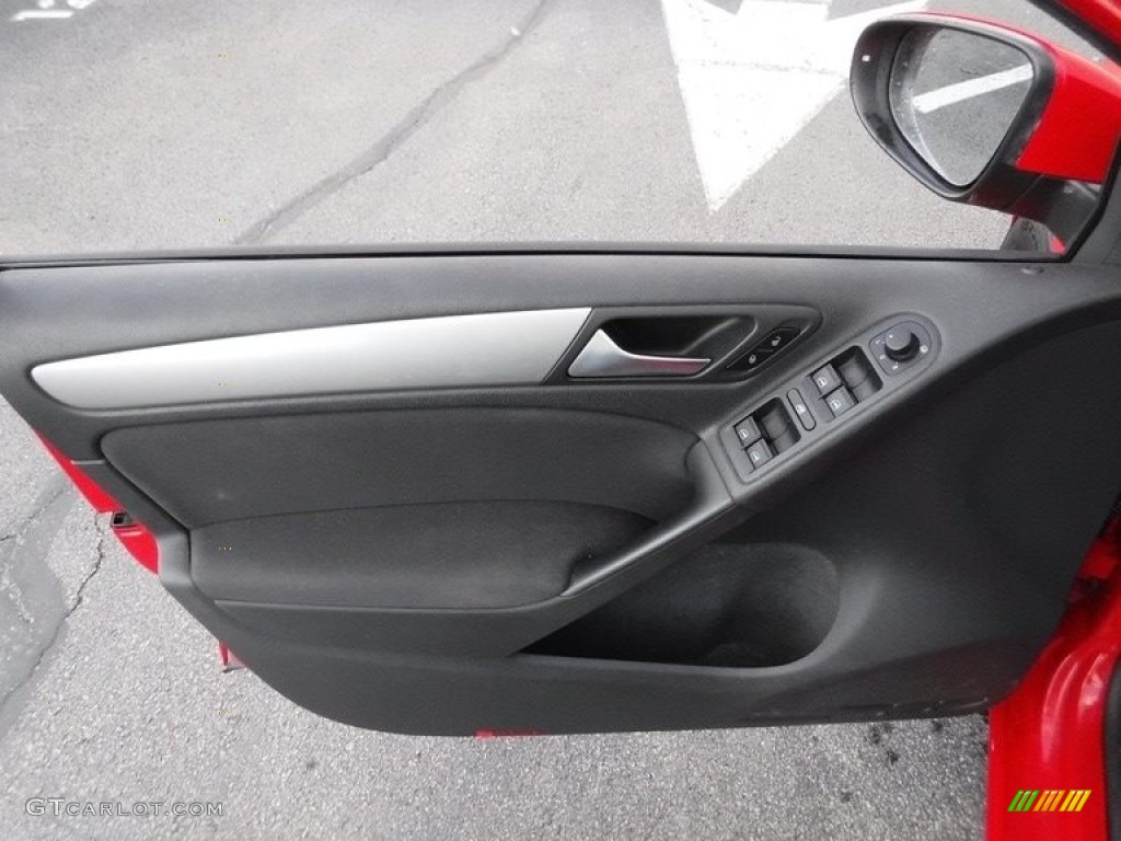 2012 Golf 4 Door - Tornado Red / Titan Black photo #9