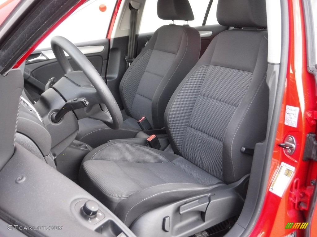 2012 Golf 4 Door - Tornado Red / Titan Black photo #11