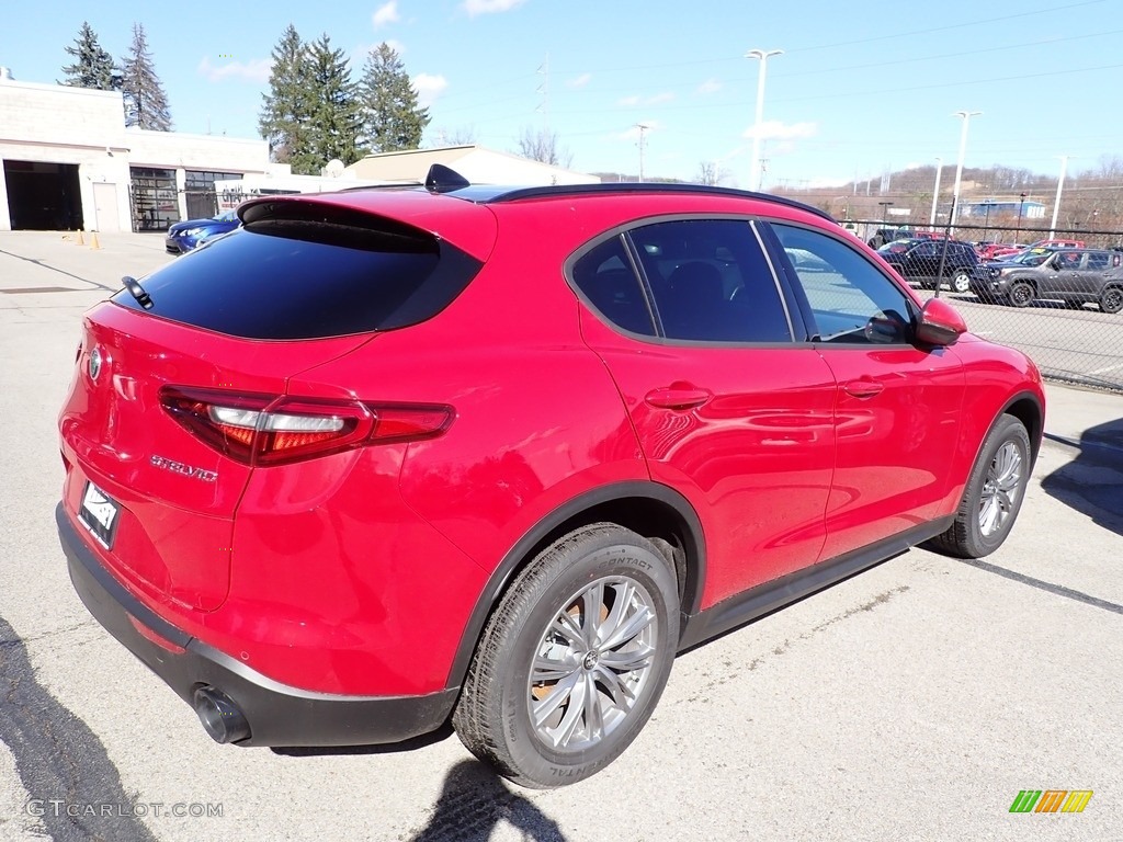 2023 Stelvio Sprint AWD - Alfa Rosso (Red) / Black photo #5